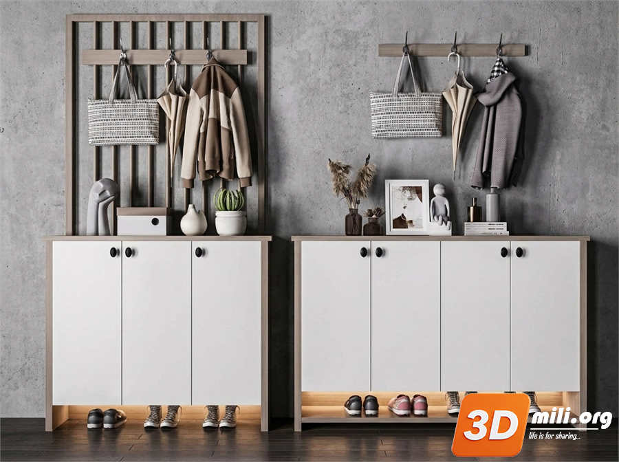 Shoe cabinet Skp Files